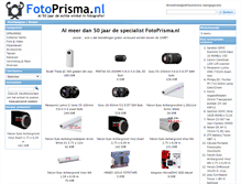 Tablet Screenshot of fotoprisma.nl